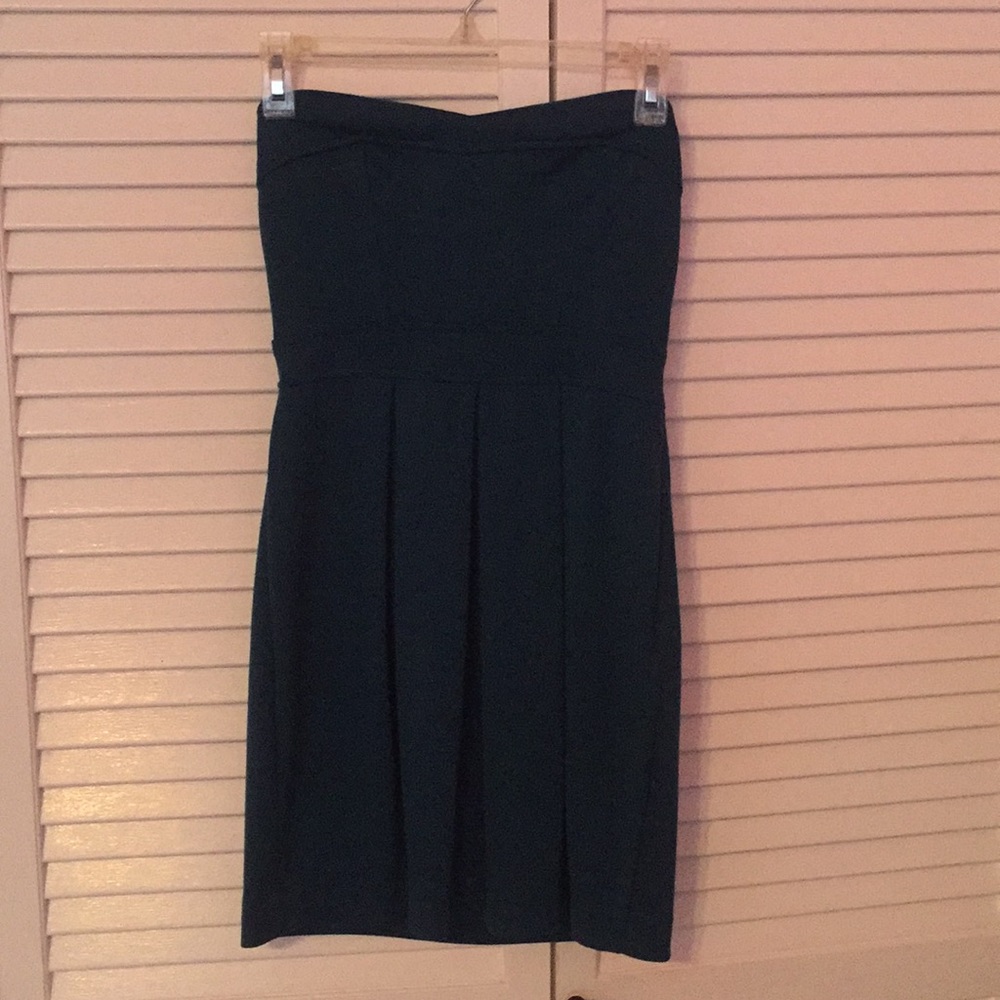 Strapless sweater dress